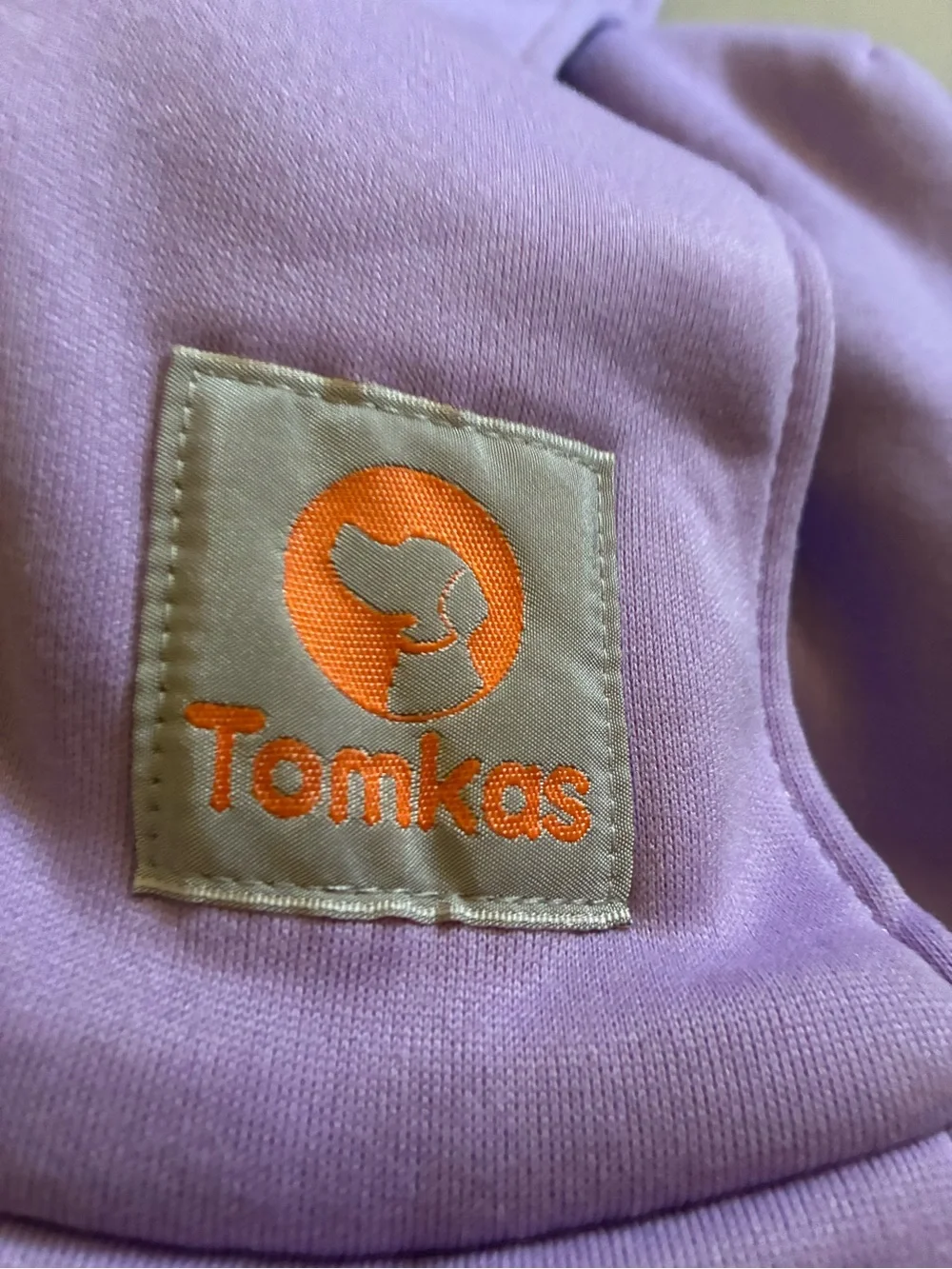 Tonka Lavender Kids Fleece Jacket with Orange Logo Accent